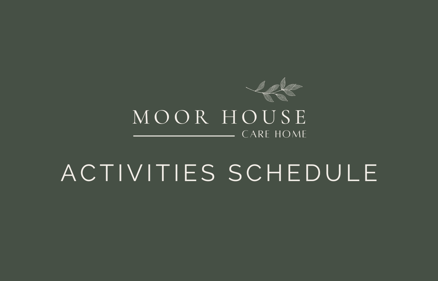 Moor House Activities Picture